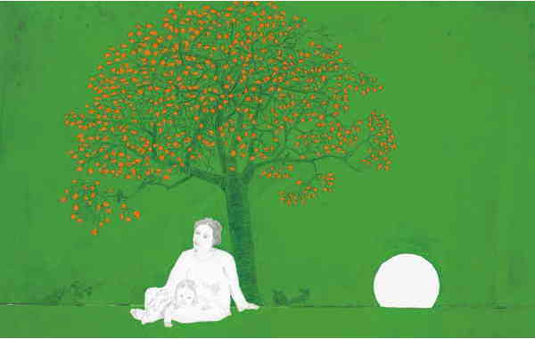 Illustration zu 'Schlaf, Kindchen, balde' von Frank Walka