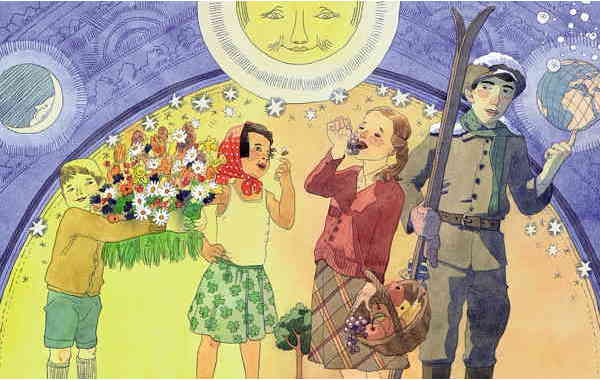 Illustration zu 'Es war eine Mutter' von Markus Lefrançois