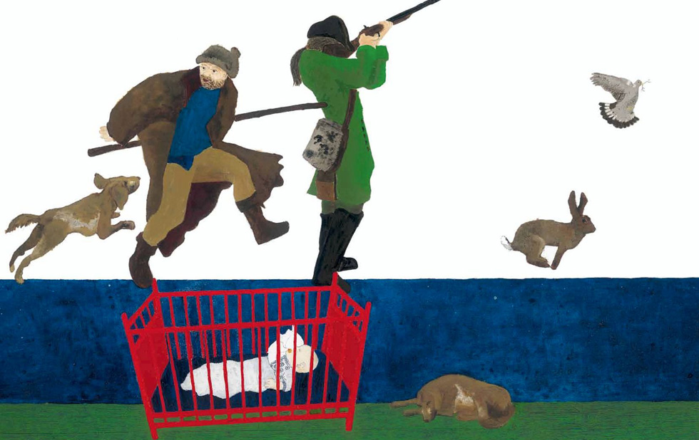 Illustration zu »Schlaf in guter Ruh« von Frank Walka