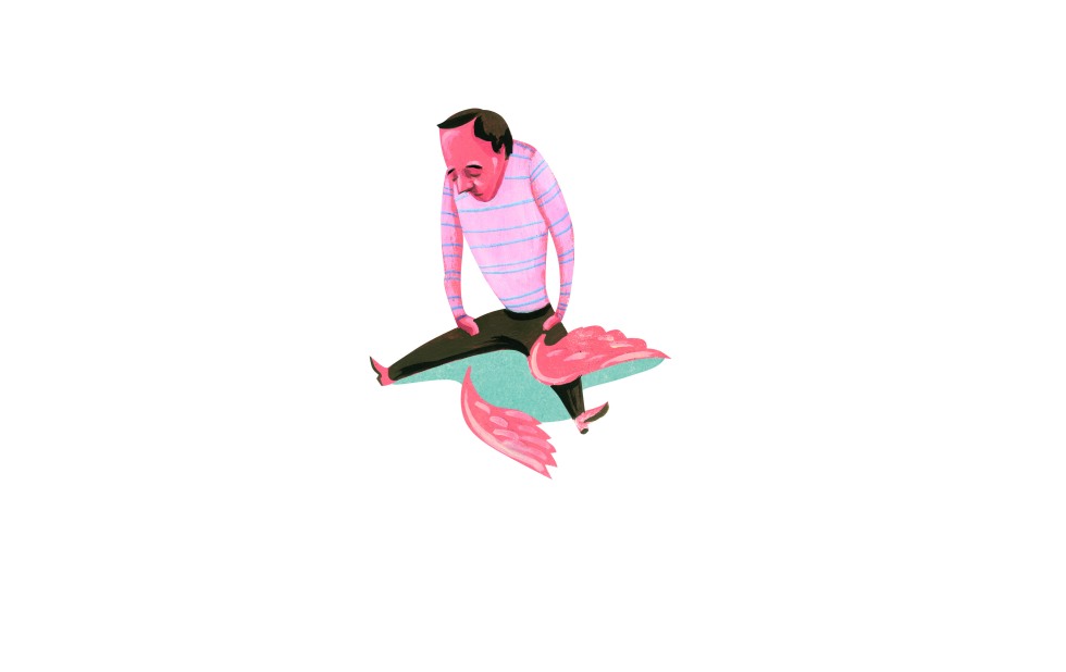 Illustration zu »Wenn ich ein Vöglein wär« von Christoph Mett