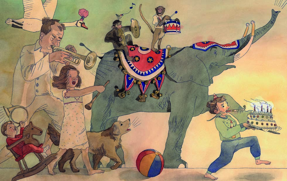 Illustration zu »Alles Gute zum Geburtstag« von Markus Lefrançois