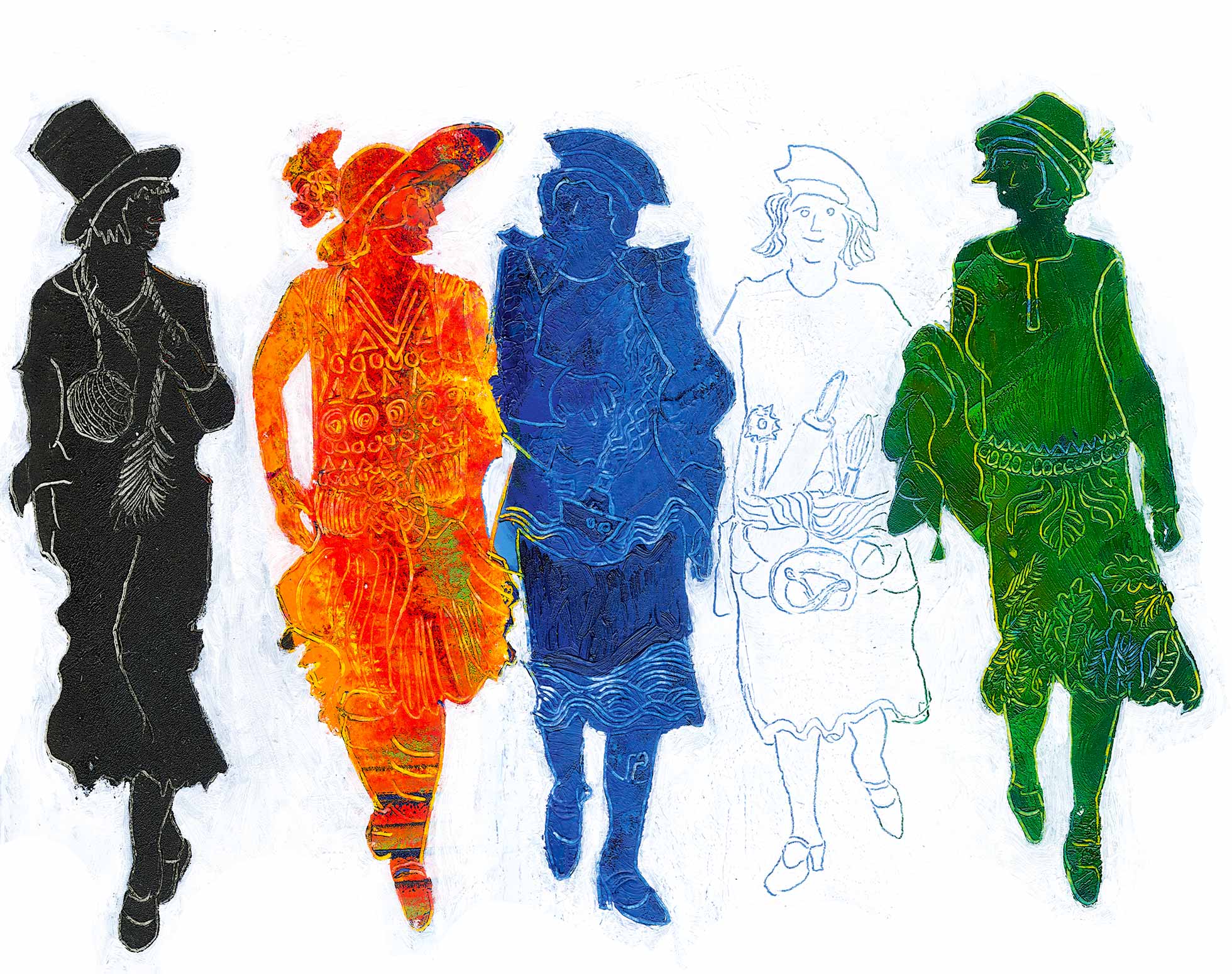 Illustration zu »Good night, Ladies« von Frank Walka