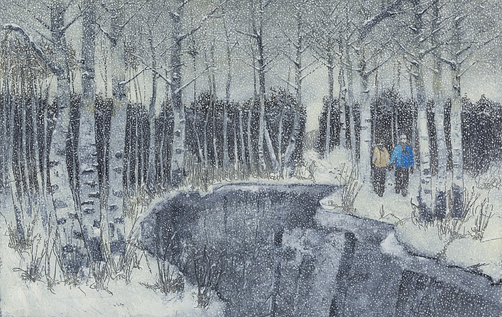 Illustration zu »Leise rieselt der Schnee« von Frank Walka