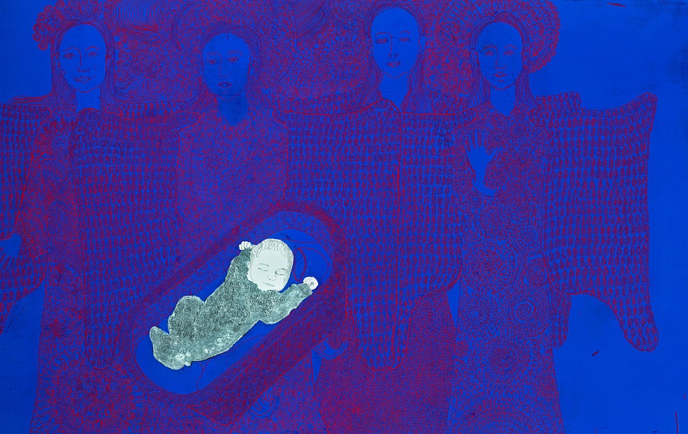 Illustration zu »Zu Bethlehem geboren« von Frank Walka