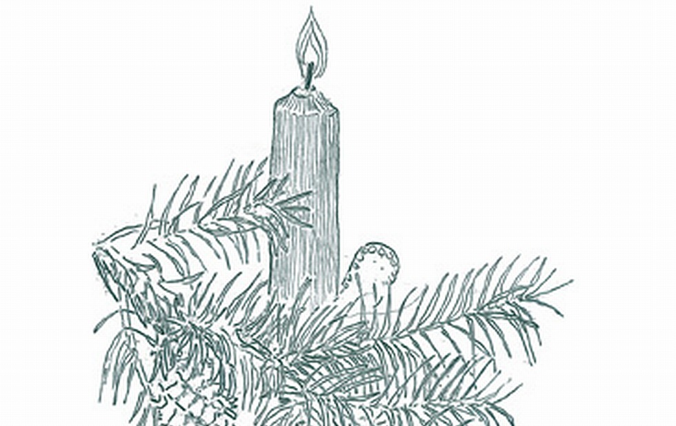 Illustration zu »Sind die Lichter angezündet« von Frank Walka