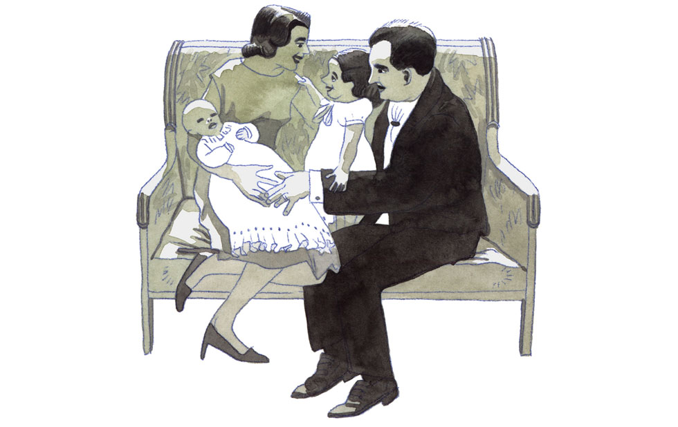 Illustration zu »God rest you merry, gentlemen / Gott schenk euch Ruh, ihr lieben Leut« von Markus Lefrancois