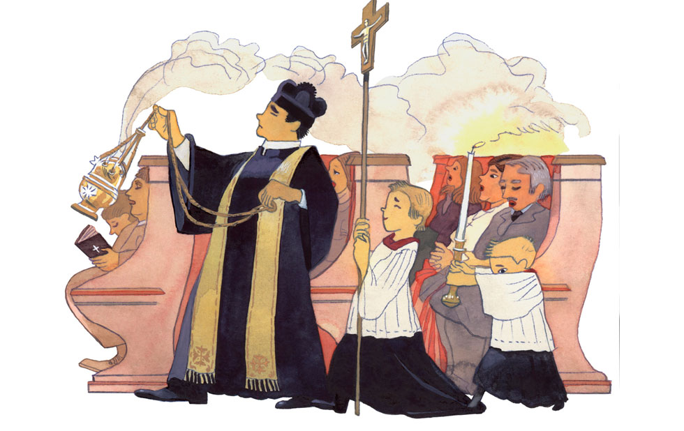 Illustration zu »Merry Christmas, Halleluja!« von Markus Lefrancois