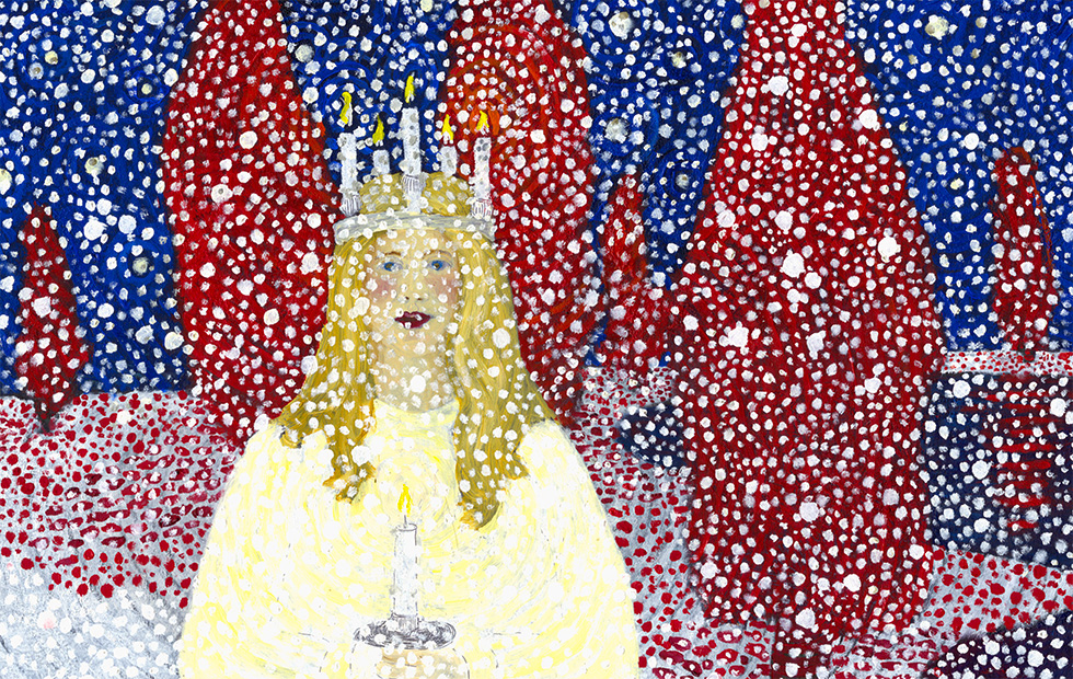 Illustration zu »A naí naoimh« von Frank Walka